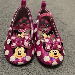 Disney Minnie Mouse Pink Polka Dot Kids Shoes